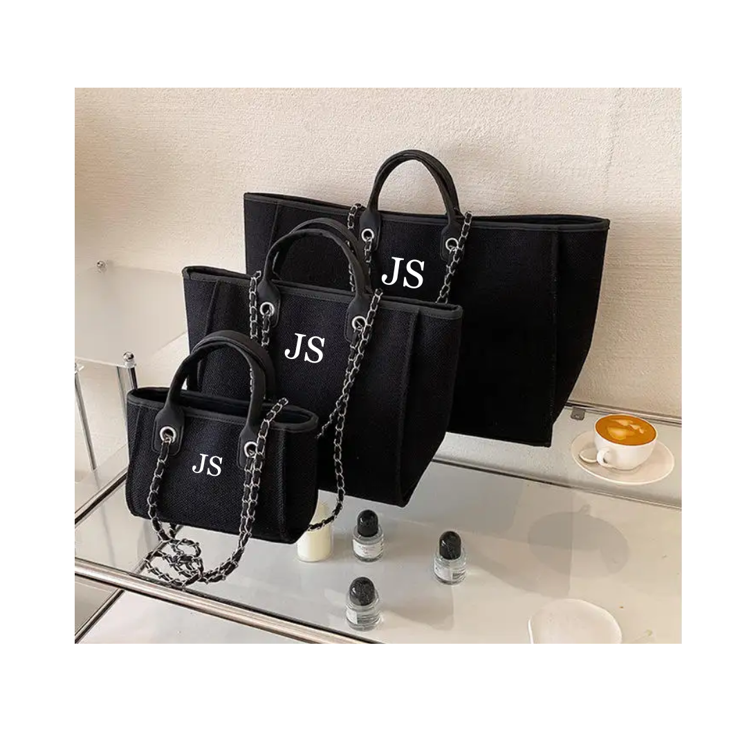 Large weekender/airport tote bag, Black