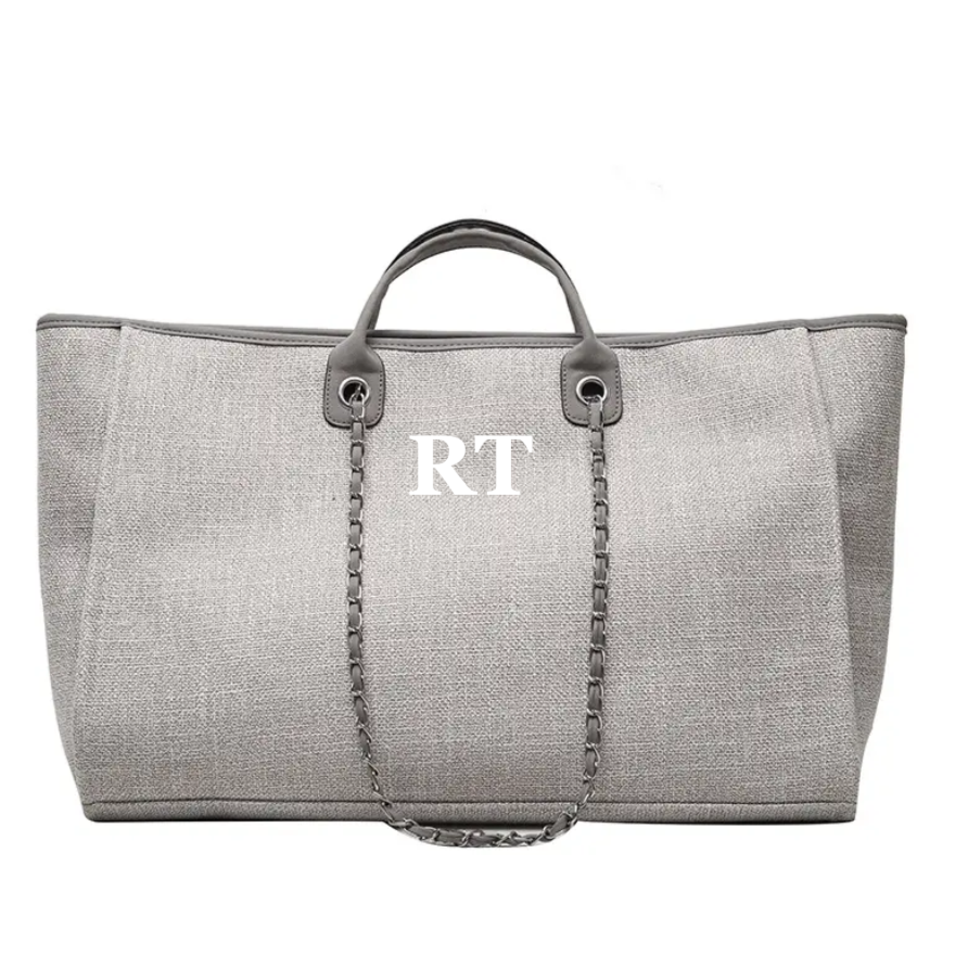 Large weekender/airport tote bag, grey